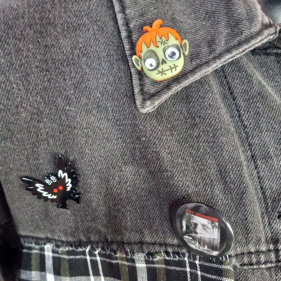 Nosferatu 6- custom RAGE Classic Horror lovers OOAK jacket! STOLEN! - Picture 7 of 16